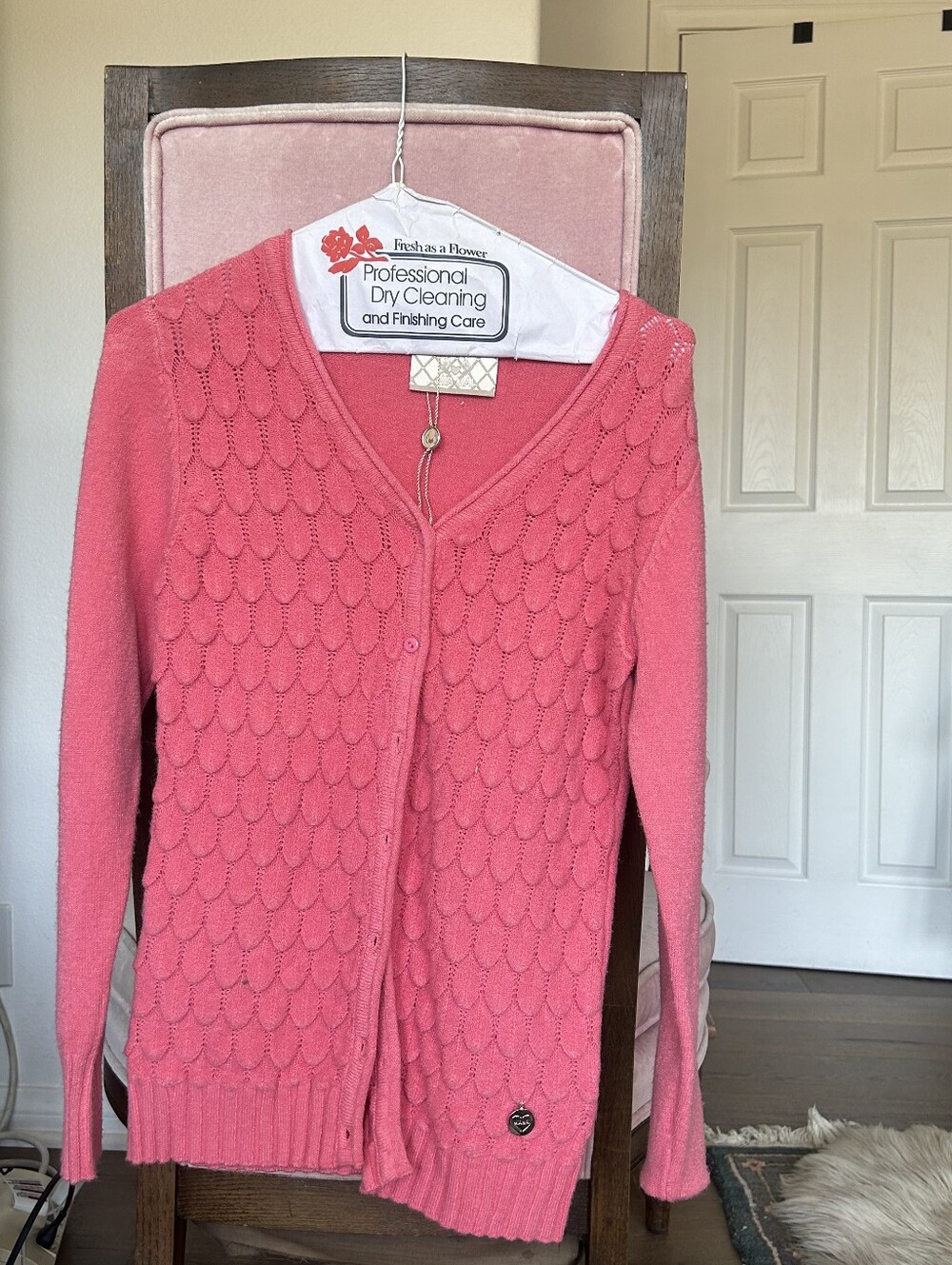 Italian Pink Cardigan